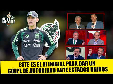 ASÍ SERÁ el ONCE TITULAR de MÉXICO ante ESTADOS UNIDOS. GIL MORA está DISPONIBLE | Futbol Picante