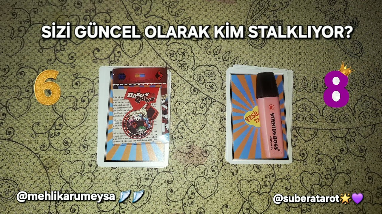 SİZİ GÜNCEL OLARAK KİM STALKLIYOR?😏 @mehlikarumeysa 🪽🪽 #stalk #tarotdanışmanlığı 