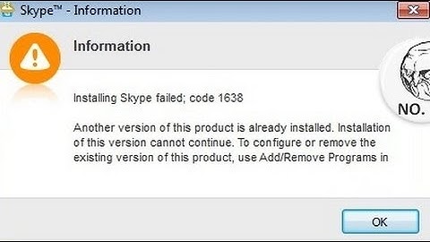 Skype Error 1638 - SIMPLE FIX!!! (May no longer work!)