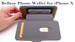 Bellroy Leather Phone Wallet for iPhone X: 5 Card Capacity, Magnetic Clasp & Bulge Free Design!