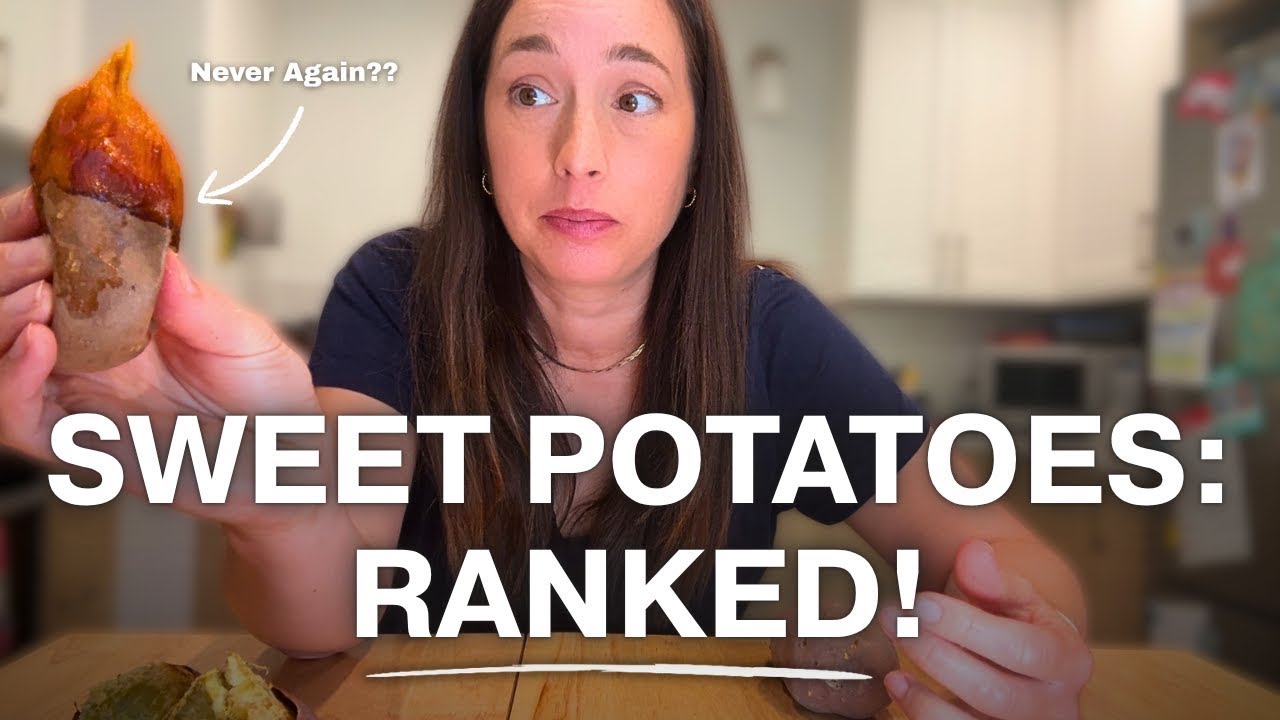 SWEET POTATO TASTE TEST: Japanese vs Korean vs Purple & More! 🍠