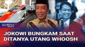Momen Jokowi Bungkam saat Ditanya Utang Kereta Cepat Whoosh yang Ditolak Menkeu Purbaya
