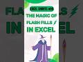 ✨ Excel Flash Fill Magic: Feed Data in Seconds! 🚀📊 #Shorts #ExcelTips #FlashFill #excel