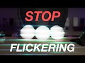 How to stop flickering video