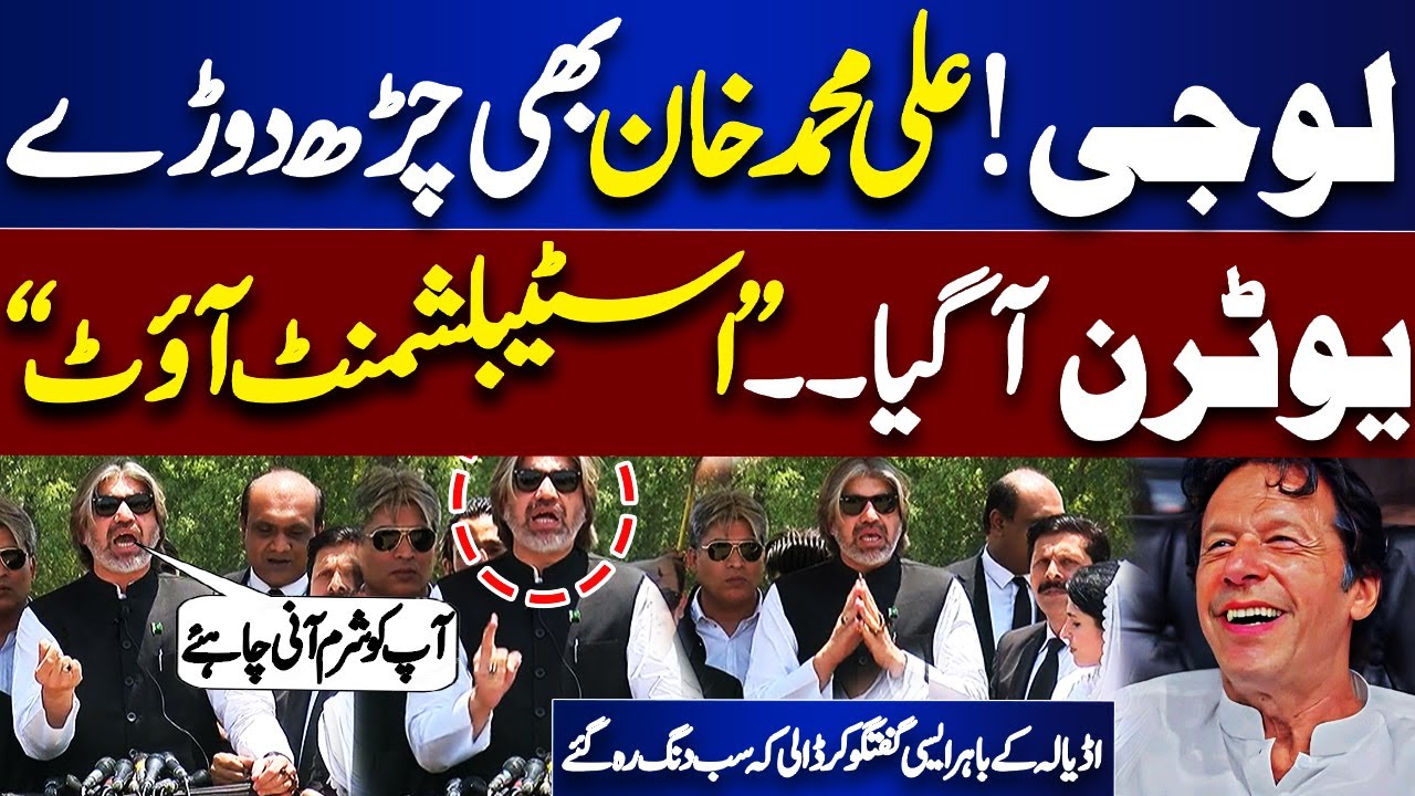 PTI Leader Ali Muhammad Khan Blasting Media talk | Imran Khan In Action | First Surprise From Adiala