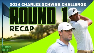 Scottie Scheffler Arrest Footage + 2024 Charles Schwab Challenge Round 1 | The First Cut Podcast