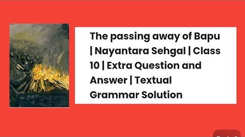 Extra question answer of 