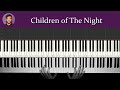 Nakatomi - Children of the Night piano tutorial