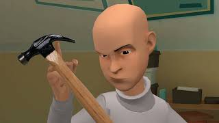 Classic Caillou Gets Grounded on the 1st Day of School / Yells at her Teacher / Grounded / Plotagon