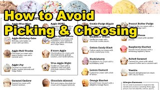 How to Avoid Picking & Choosing