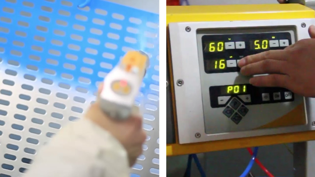 CL-151S PROFESSIONAL DEEP CORNERS ELECTROSTATIC SYSTEM POWDER COATING MACHINE