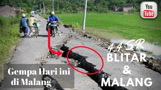 Gempa 4 4 Sr Guncang Blitar Dan Malang Selatan Youtube