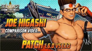 Fatal Fury: CotW Season 2 Patch ▰ Joe Higashi Comparison – Before vs After