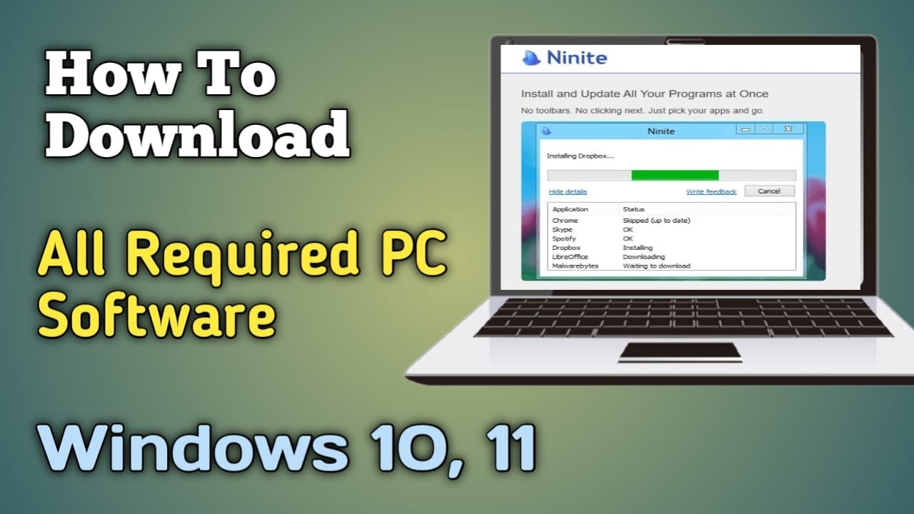 HOW TO DOWNLOAD REQUIRED SOFTWARE FOR YOUR PC | WINDOWS 10 11 | TECHNO ...