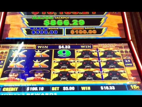 CRAZY BONUSES SLOT on LIGHTNING LINK RAGING BULL SLOT MACHINE -  POKIE WINS