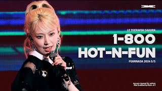 240512 르세라핌 사쿠라 '1-800-hot-n-fun' 직캠 LE SSERAFIM Sakura 4k Fancam @FAN MEETING 'FEARNADA' 2024 S/S