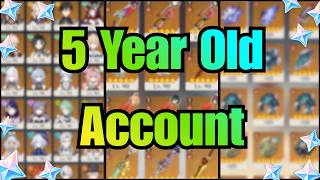 My Genshin Account After 5 Years...