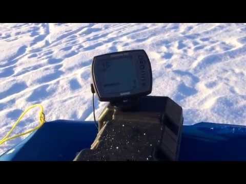 Ice fishing hack: using a garmin fishfinder 140 on the ice