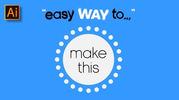 HOW EVENLY DISTRIBUTE CIRCLES AROUND A CIRCLE? ADOBE ILLUSTRATOR TUTORIAL.