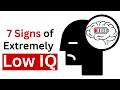 7 Signs of Extremely Low IQ (According to Psychology) #psychology #pyschologyfacts