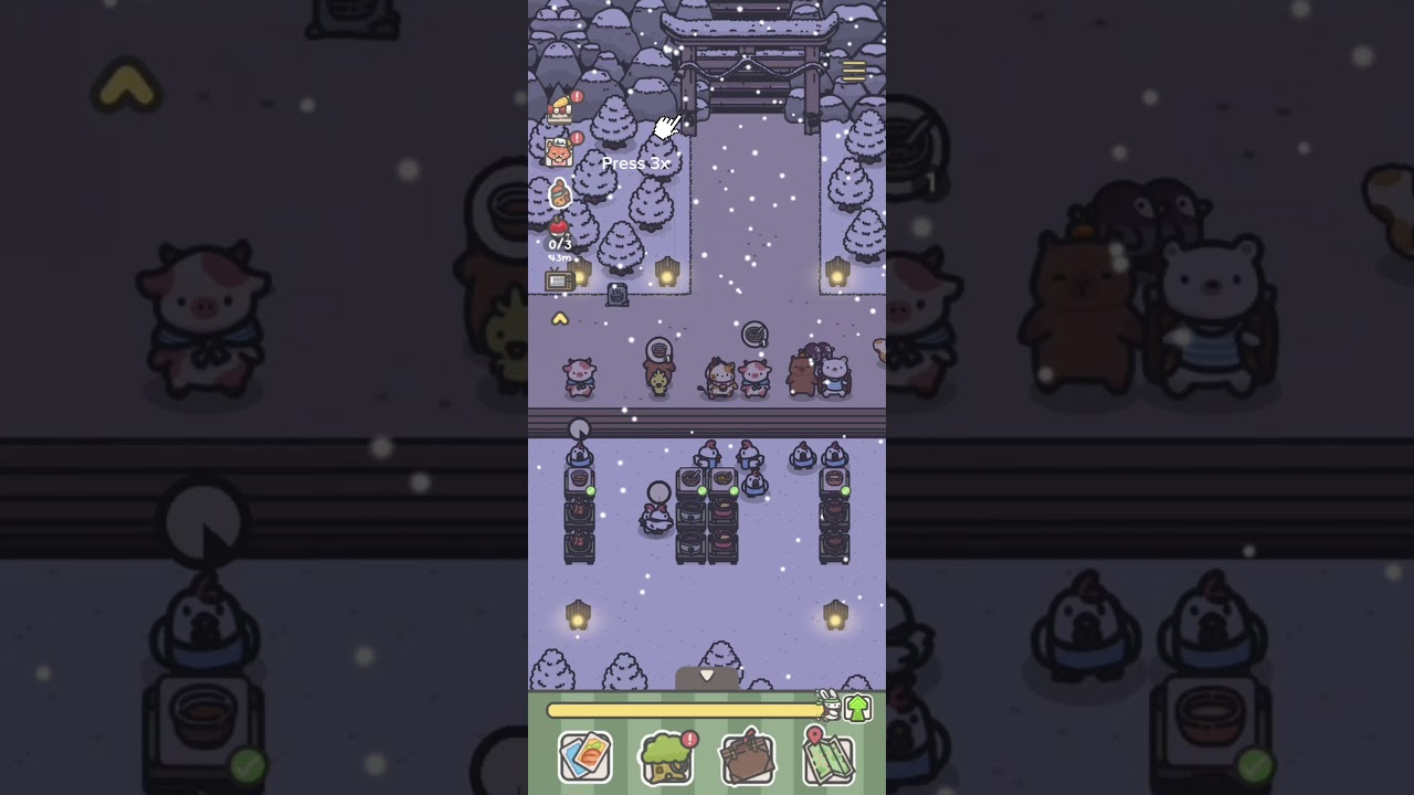 how to meet fox spirit, Mountain base press the bell left 3x ➡️right➡️left➡️right 