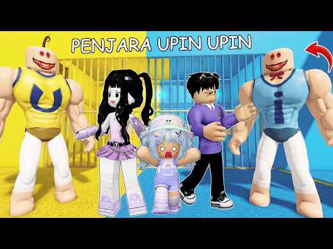 WE ESCAPED FROM THE RED-EYED UPIN IPIN EXE PRISON | ROBLOX INDONESIA