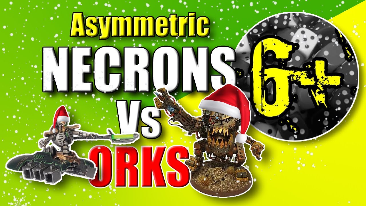 2000 Point Necron Battle Report 40k - Can Orks Defeat the Tomb World?