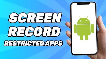 How to Screen Record Restricted Apps | Black Screen Problem 2025