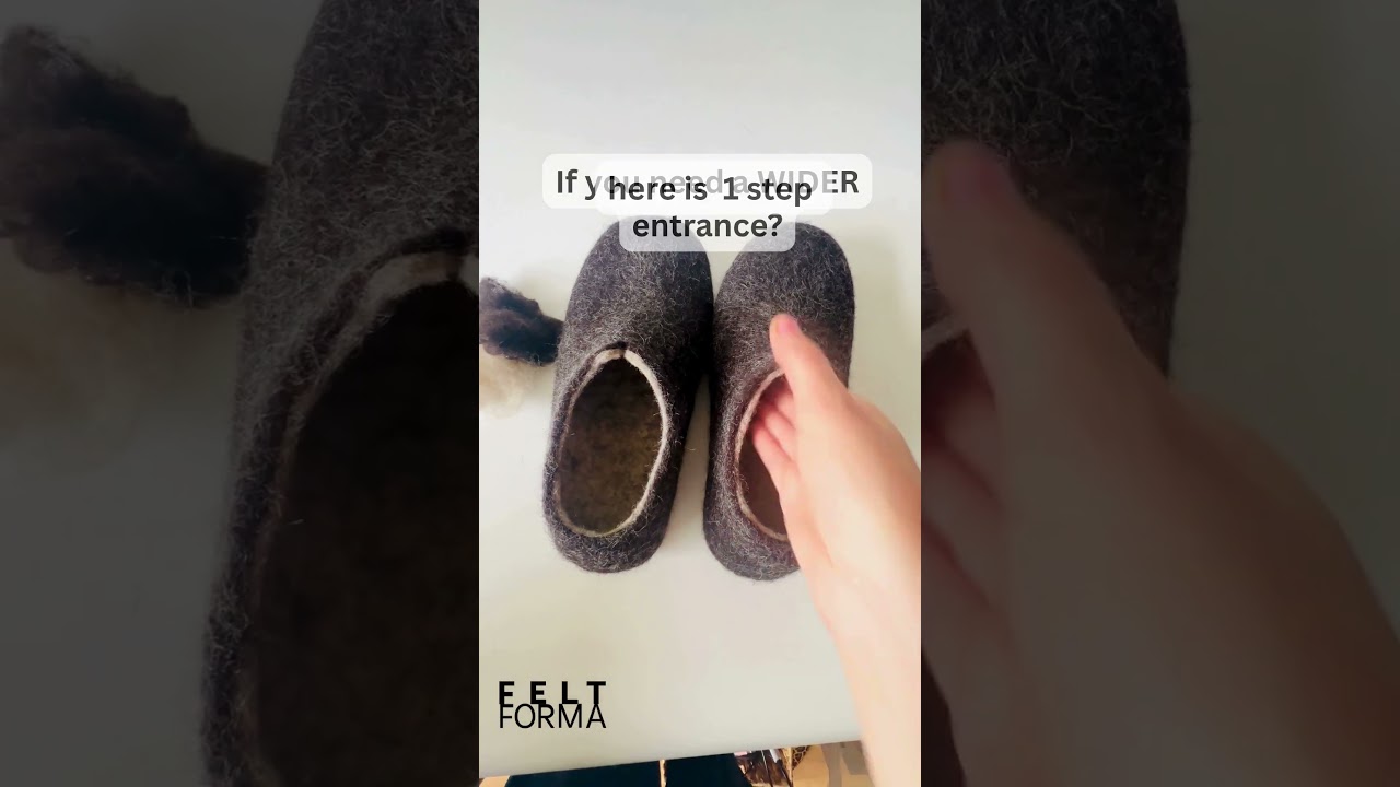 How to Make Handmade Wide Wool Slippers for Men – Custom Fit for High Arches & Wide Feet | Feltforma