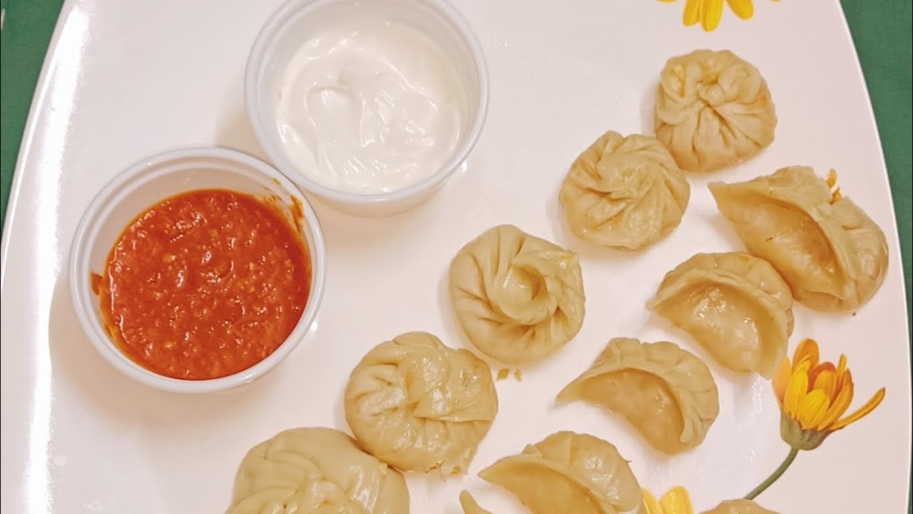 momos recipe in Hindi Chinese food.momos chutney recipe.vej momos