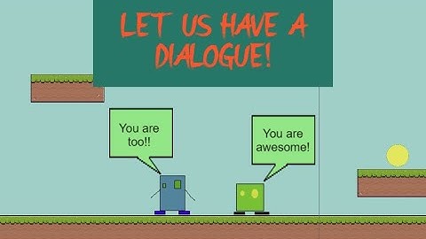 Creating a Dialogue in GDevelop