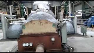 Ceramic Pad Insulation On Steam Turbine #ceramicinsulation #insulation #turbine #ceramic #shorts