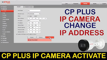 How to Activate CP Plus IP Camera Using Laptop