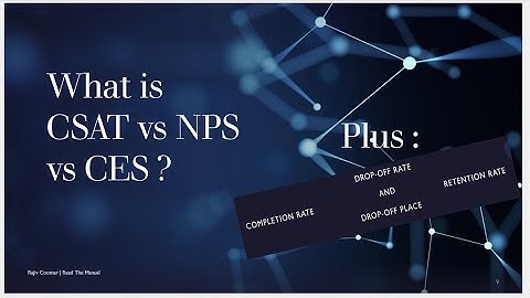 What is CSAT vs NPS vs CES ? | Technical Terms good to know | Read The Manual