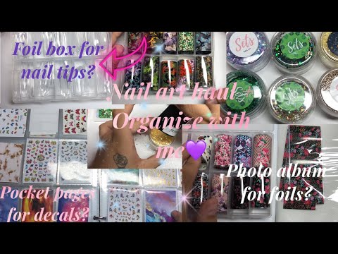 ALIEXPRESS NAIL ART HAUL | AMAZON HAUL | SHEIN NAIL HAUL | NAIL ART ORGANIZATION | NAIL ART STORAGE