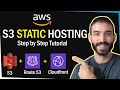 React App on AWS S3 with Static Hosting + Cloudfront | Practical AWS Projects #1