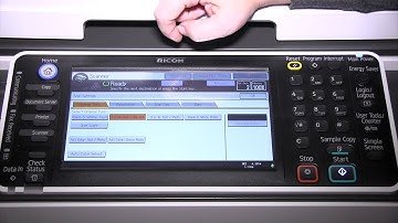 How to Send a Scan on a Ricoh MP C6502 or Ricoh MP 7502 Device