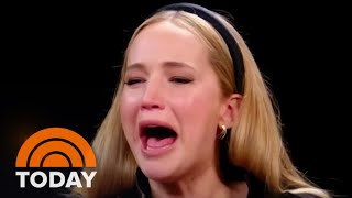Details Watch Jennifer Lawrence struggle to keep it together on ‘Hot Ones’ News
