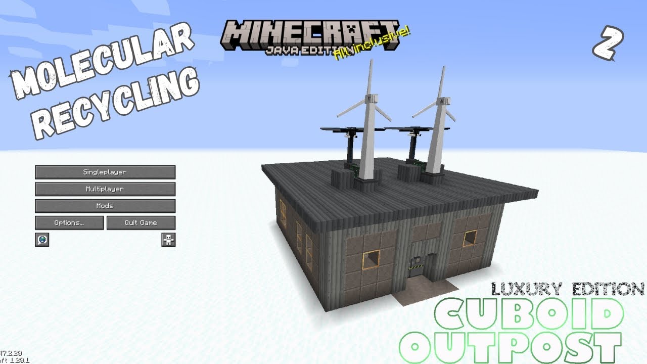 Molecular Recycling and Quantum Singularities | Cuboid Outpost (LuxEd.) Modpack for Minecraft 1.20.1