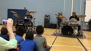 Taylor Hawkins and Mike Arturi, Riverside Elementary School Jam (Full Video)