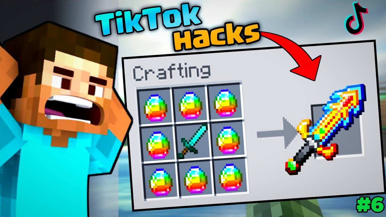 Testing Minecraft Viral Command Block Tik Tok Hacks  That actually Works | #Command_block_hacks