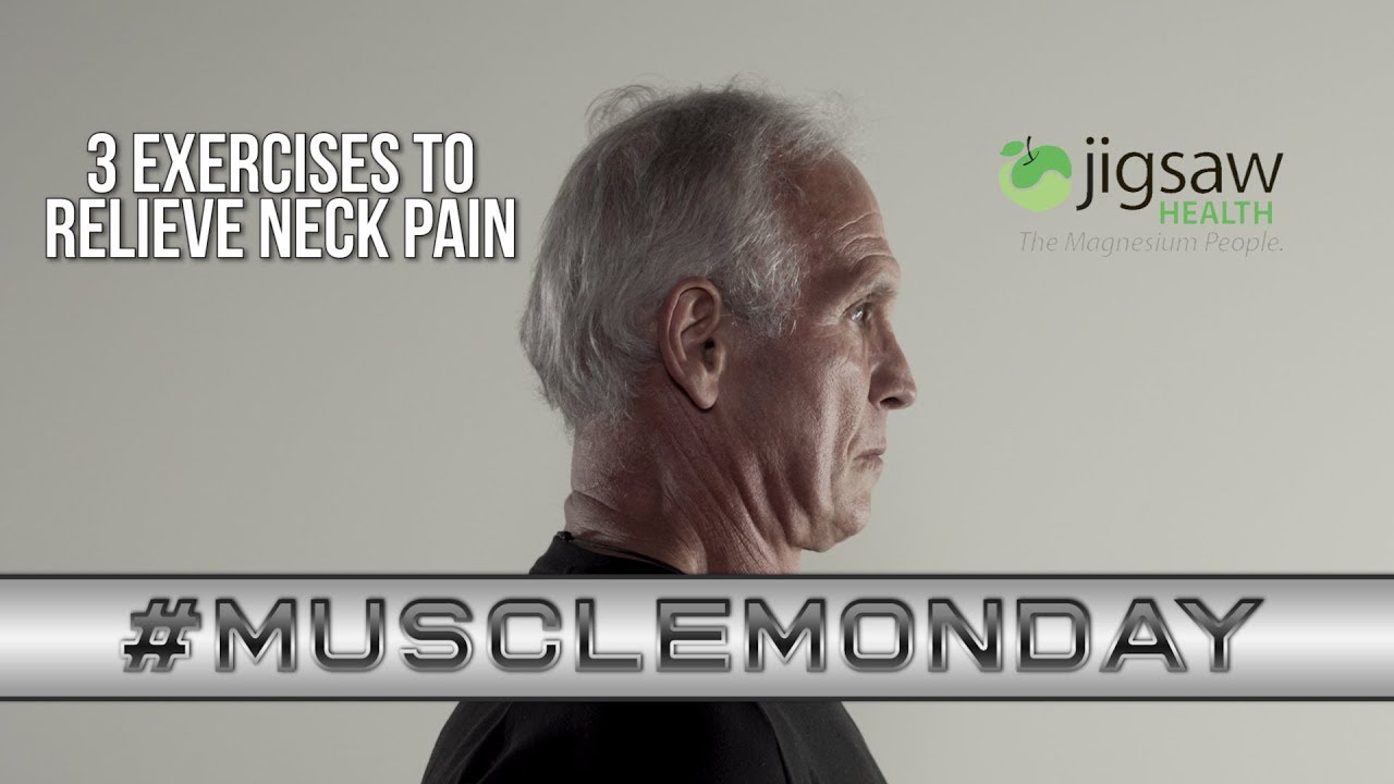 3 Corrective Exercises to Relieve Neck Pain | #MuscleMonday - YouTube