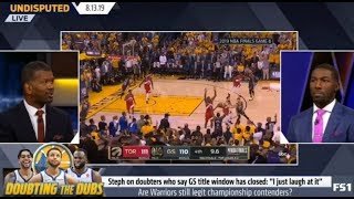 [BREAKING] Steph on doubters who say GS title window has closed:&quot;I just laugh at it&quot; | undisputed