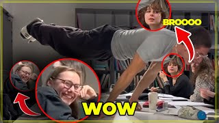 Scaring Girls with Calisthenics *OMG* Reactions