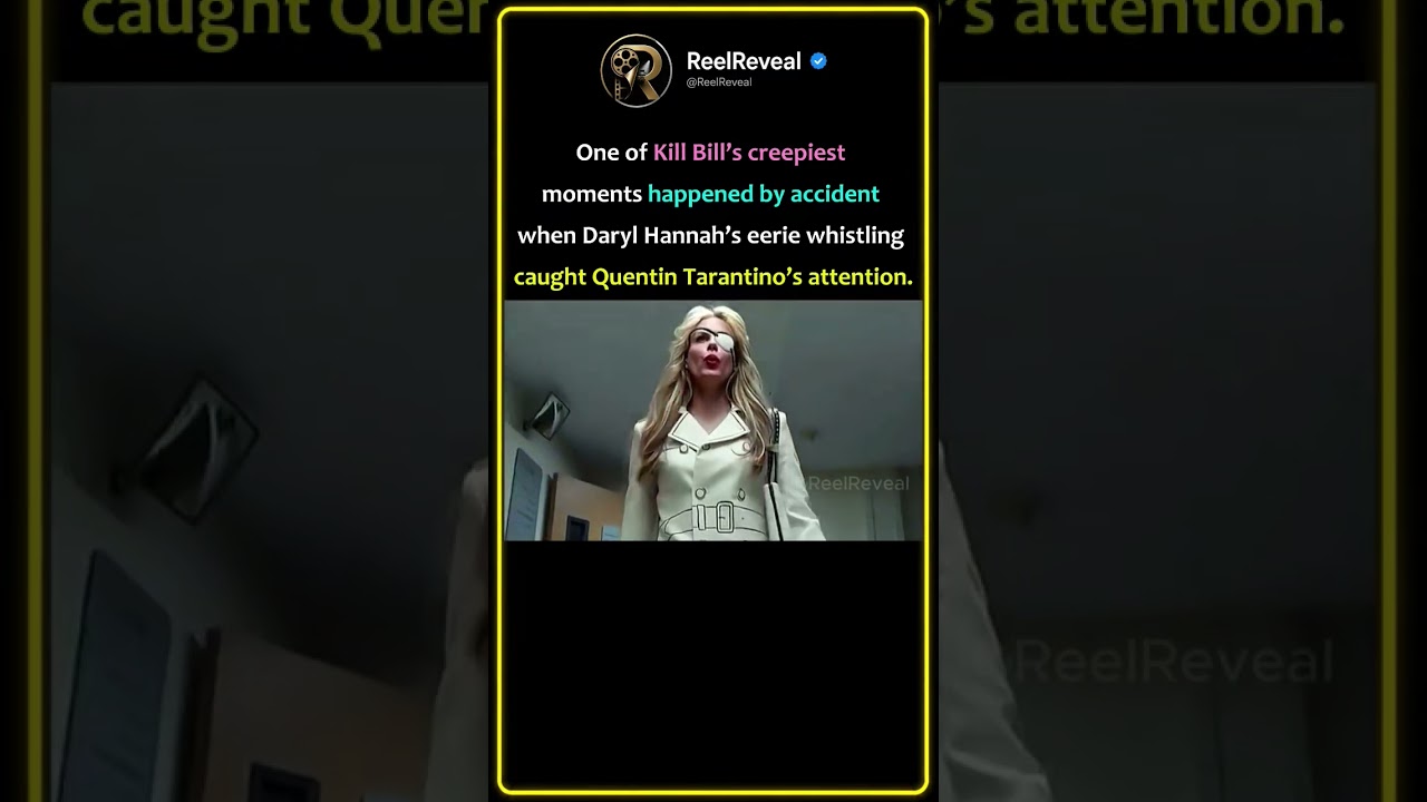 This Creepy Kill Bill Moment Happened by Accident! 😱🎵 #movie