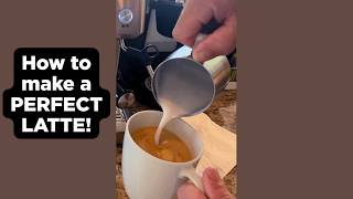 How to Make a PERFECT Latte with Barista Express #productreview #breville #amazonfinds #coffee