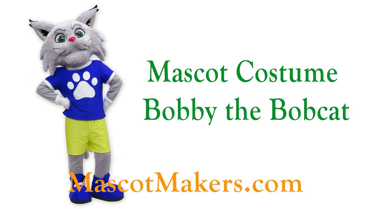 Bobby the Bobcat Mascot Costume for Bonaire Primary School, GA - YouTube