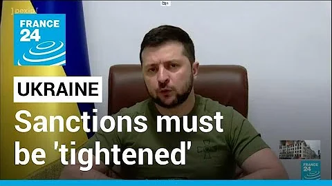 Ukraine's Zelensky tells Danish parliament Russia sanctions must be tightened • FRANCE 24 English