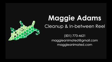 Maggie Adams Cleanup & Inbetween Reel 2016