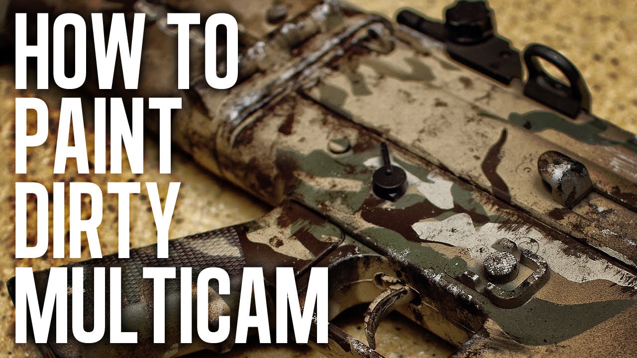 Beautiful Spray Paint Multicam Part - 5: How To Paint Dirty Multicam - YouTube